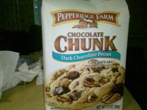 Pepperidge Farm Crispy Chesapeake Dark Chocolate Chunk Pecan Cookies
