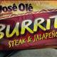 Jose Ole Steak & Jalapeno Burrito