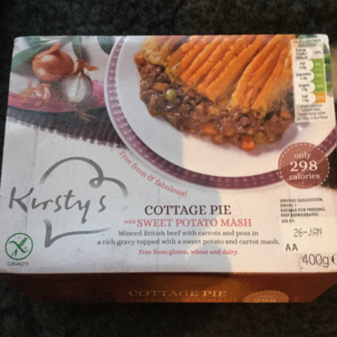Kirstys Cottage Pie with Sweet Potato Mash