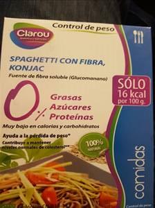 Clarou Spaghetti con Fibra Konjac