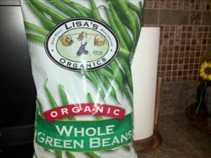 Lisa's Organics Organic Whole Green Beans