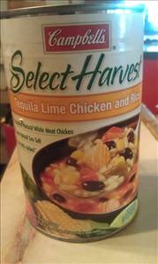 Campbell's Select Harvest Tequila Lime Chicken & Rice Soup