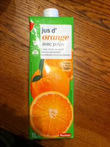 Auchan Jus d'orange avec Pulpe