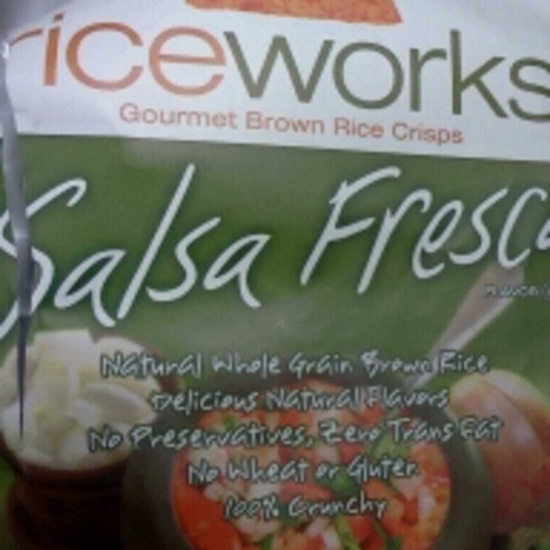 Riceworks Gourmet Brown Rice Crisps - Salsa Fresca