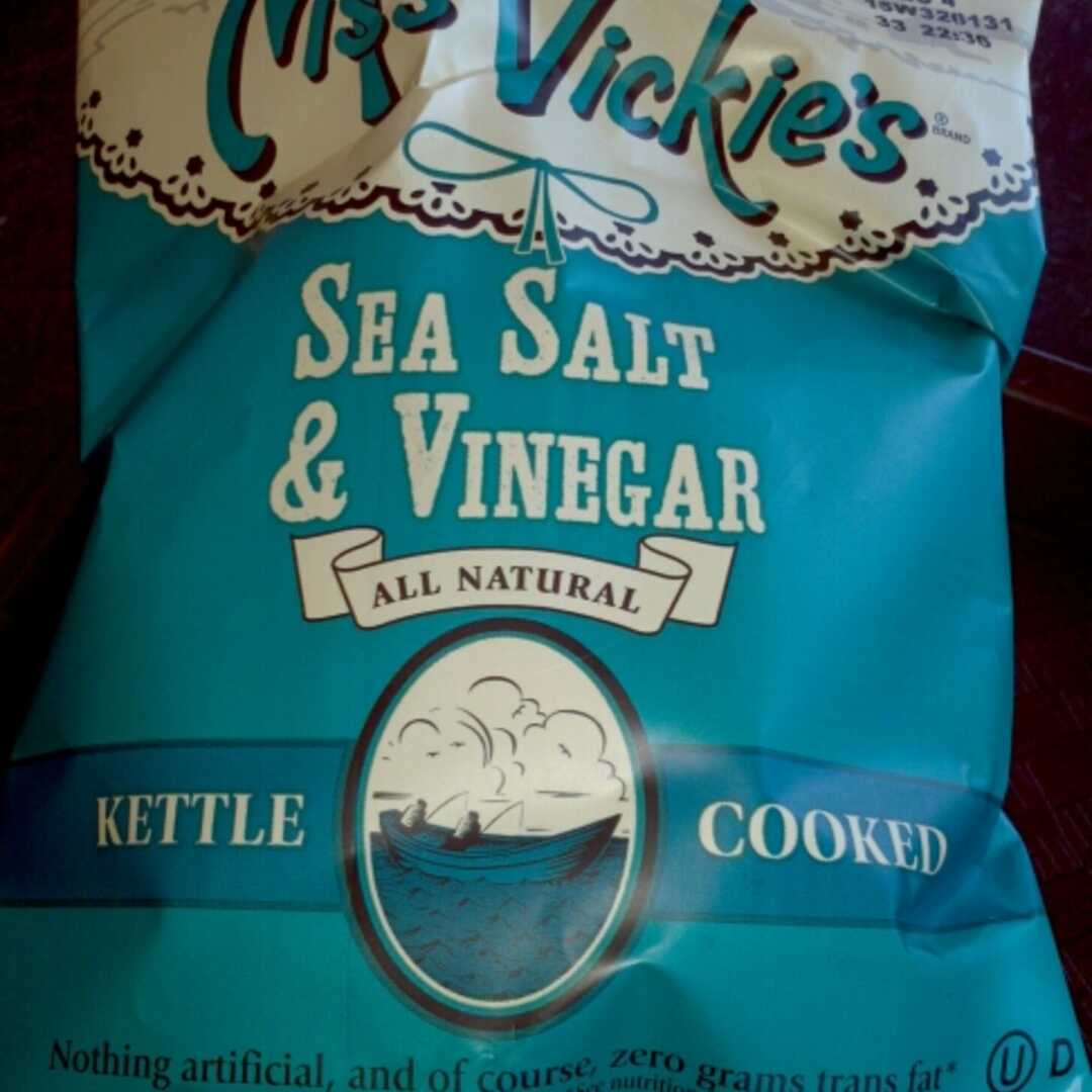 Miss Vickie's Sea Salt & Malt Vinegar Chips (40g)