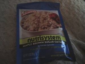 NutriSystem Maple Brown Sugar Oatmeal