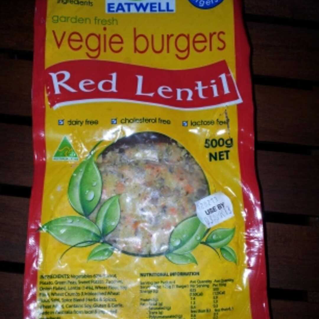 Australian Eatwell Vegie Burger Red Lentil