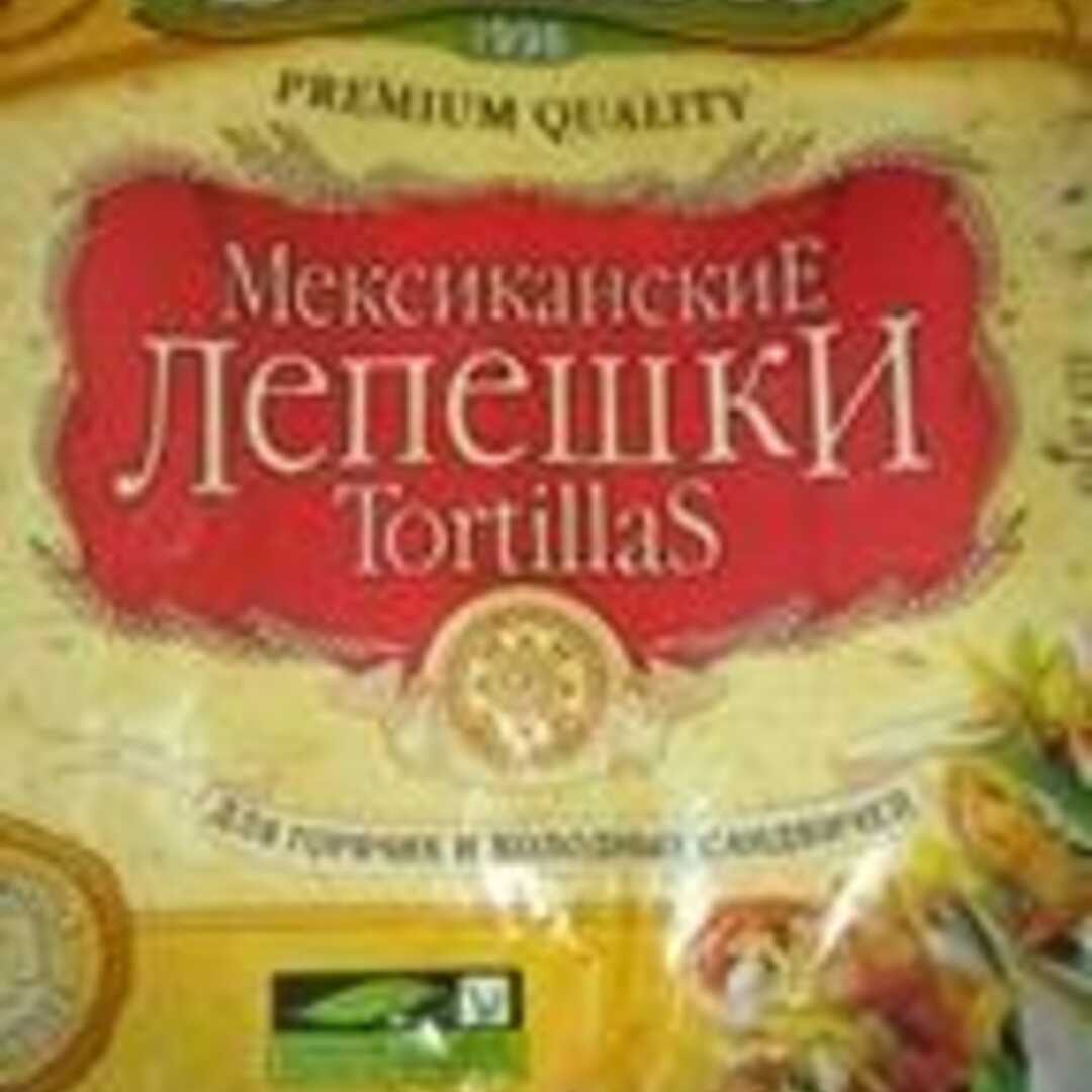 Лепешки Tortillas мексиканские пшеничные мультизлаковые для сандвичей 6 шт Delicados 400 гр