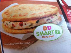 Dunkin' Donuts DDSmart Egg White Veggie Flatbread Sandwich