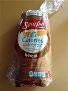 Sara Lee 45 Calories & Delightful 100% Whole Wheat Bread