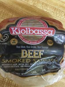 Kiolbassa Beef Smoked Sausage
