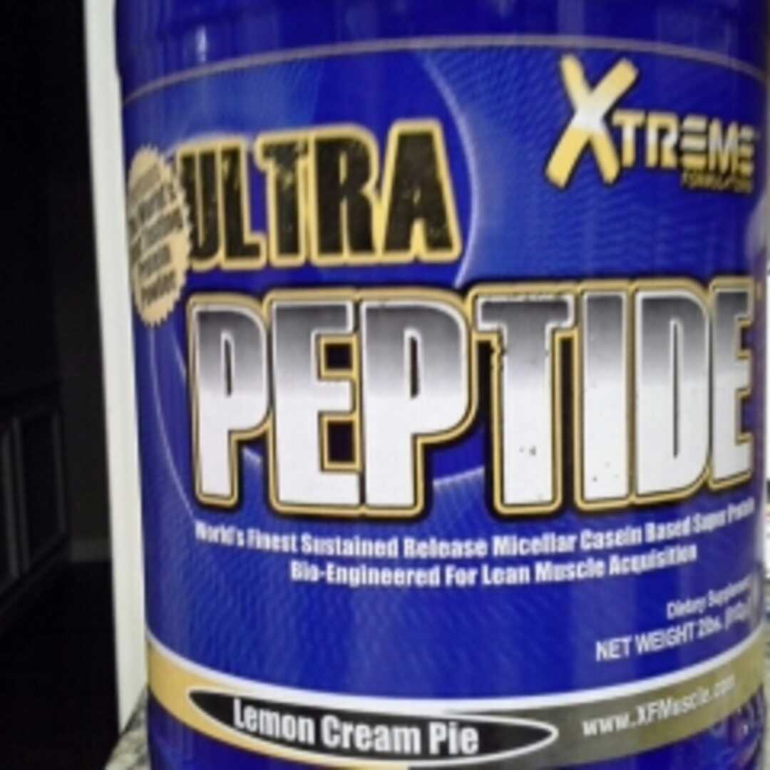 Calories in Xtreme Formulations Ultra Peptide Casein - Lemon Cream Pie and  Nutrition Facts