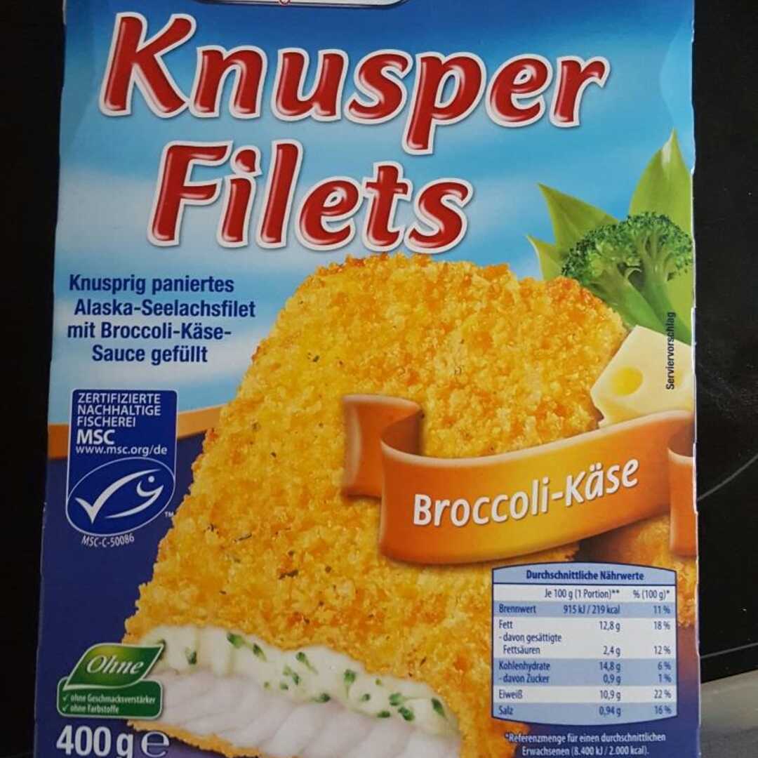 Eskimo Knusper Filets Broccoli Käse