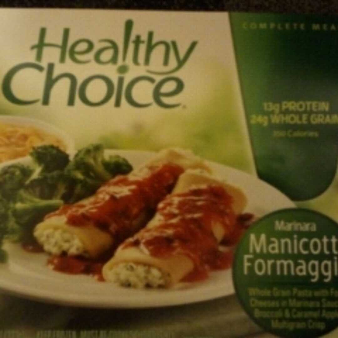 Healthy Choice Marinara Manicotti Formaggio