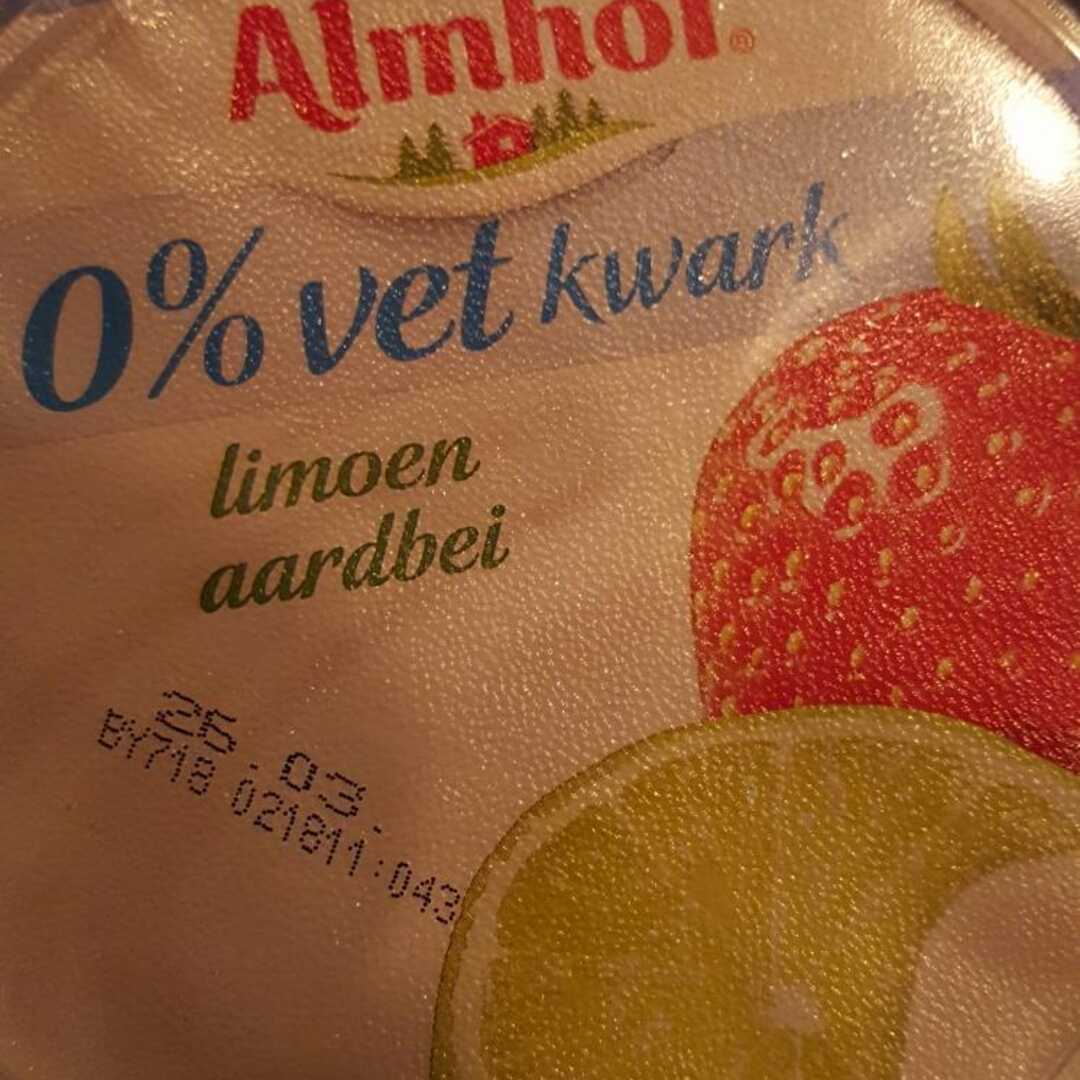 Almhof 0% Vet Kwark Limoen Aardbei