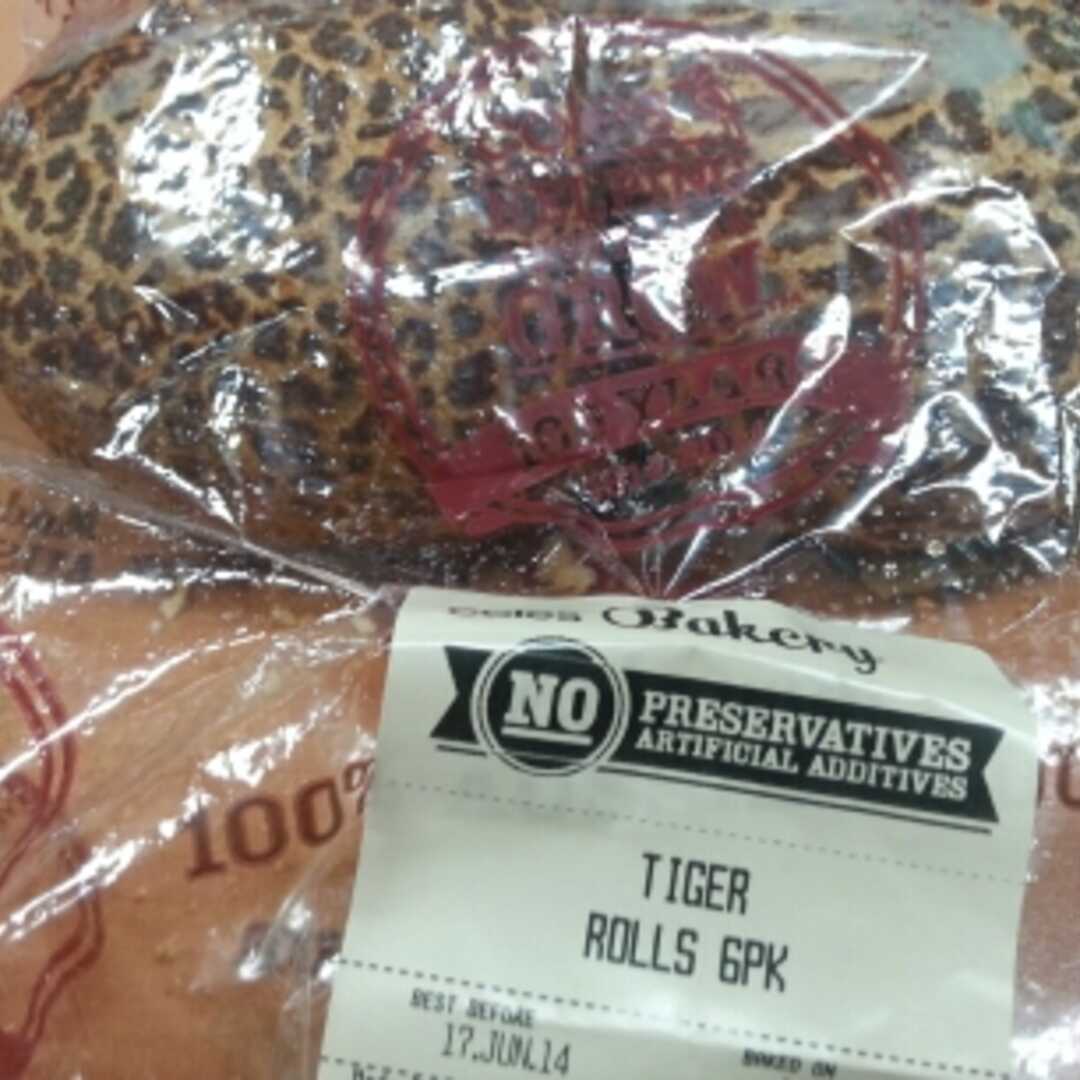 Coles Bakery Tiger Rolls