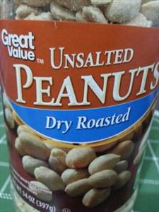 Great Value Unsalted Dry Roasted Peanuts