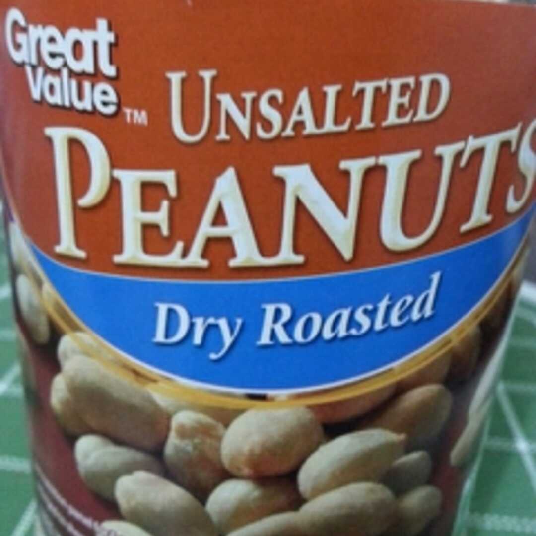 Great Value Unsalted Dry Roasted Peanuts