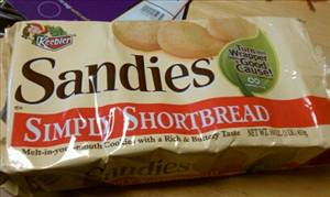 Keebler Sandies Simply Shortbread Cookies