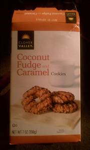 Clover Valley Fudge Caramel Coconut Cookies