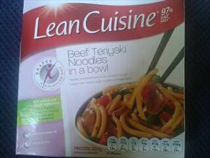 Lean Cuisine Beef Teriyaki Noodles in a Bowl