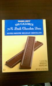 Trader Joe's 100 Calorie 70% Cocoa Dark Chocolate Bars