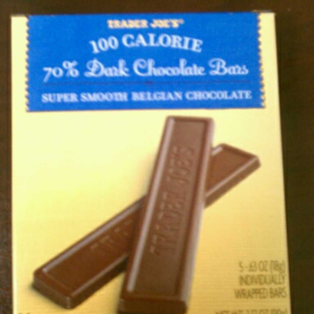 Trader Joe's 100 Calorie 70% Cocoa Dark Chocolate Bars