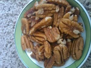 Dry Roasted Pecan Nuts (Without Salt Added)