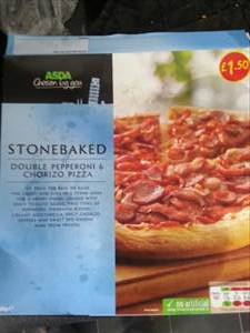 Asda Chosen By You Stonebaked Double Pepperoni & Chorizo Pizza