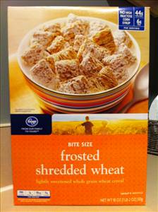 Kroger Bite Size Frosted Wheat Cereal