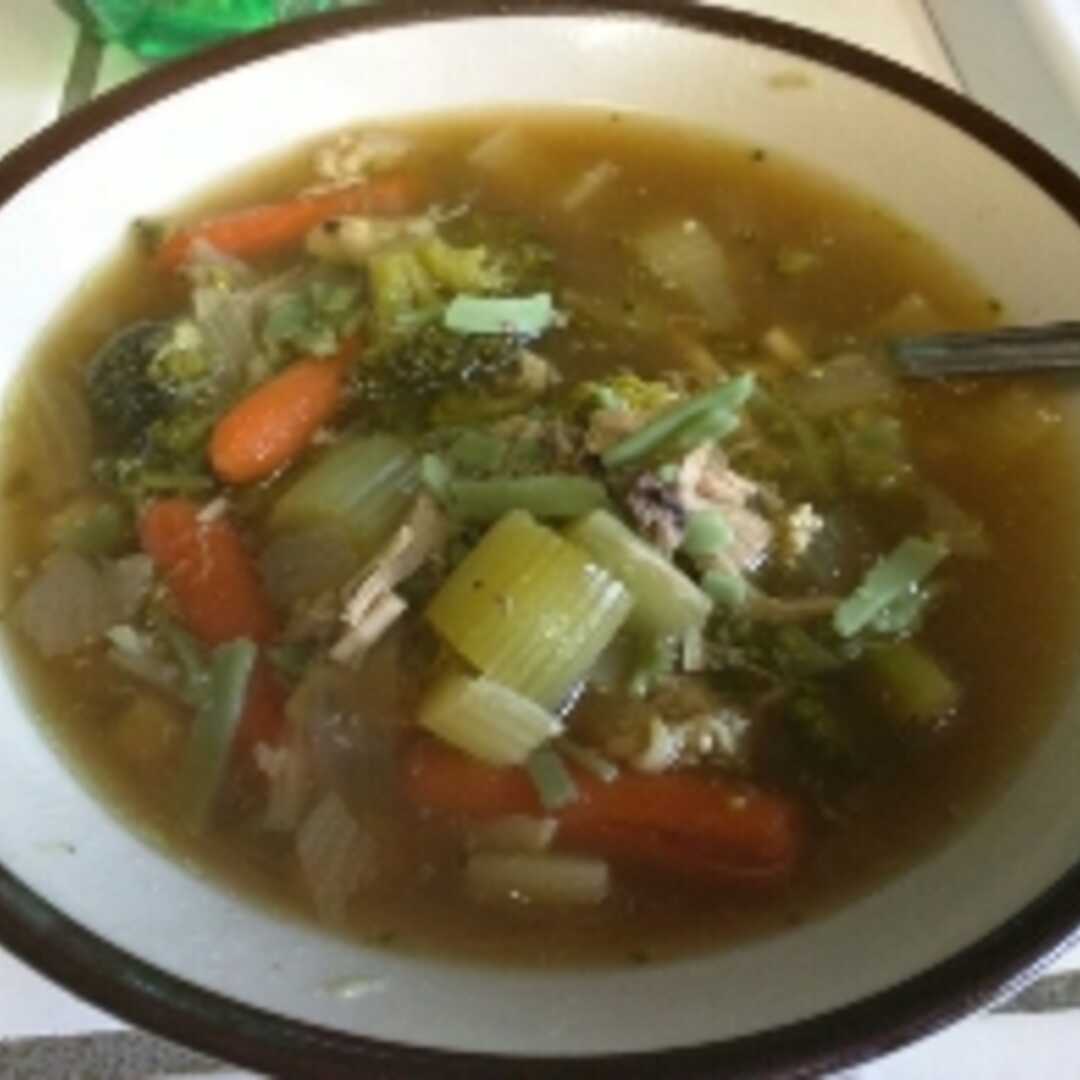 Chicken or Turkey Vegetable Soup (Home Recipe)