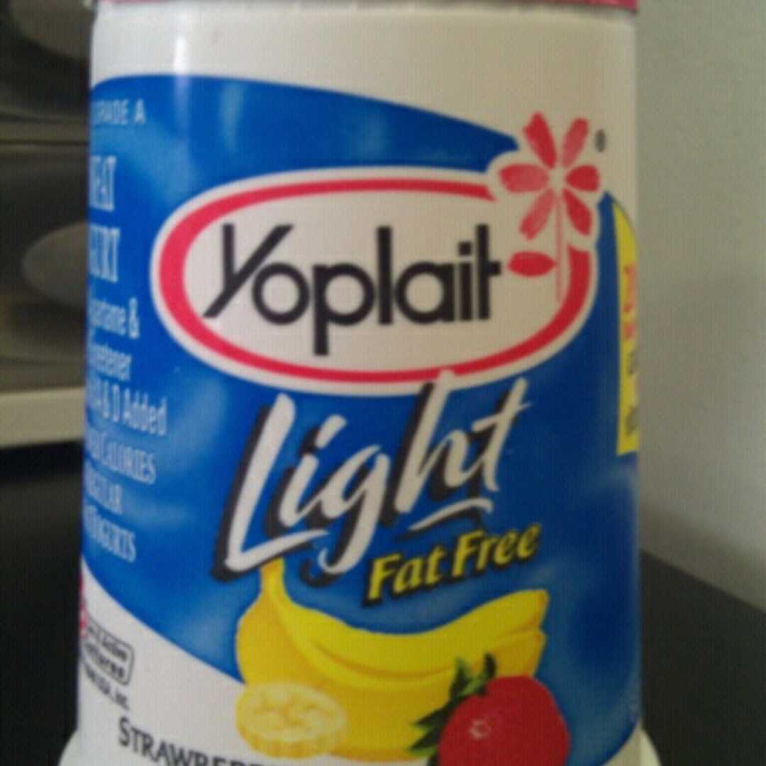 Yoplait Light Fat Free Yogurt - Strawberries 'N Bananas