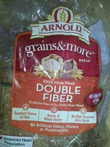 Arnold Double Fiber 100% Whole Wheat Bread