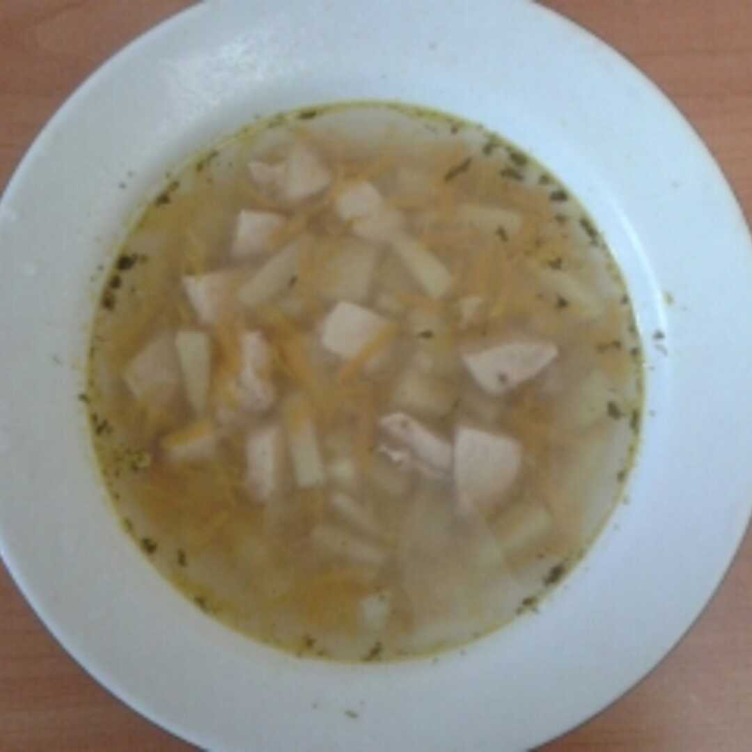 Калорийность супа из консервы. Калорийность овощного супа на курином бульоне.