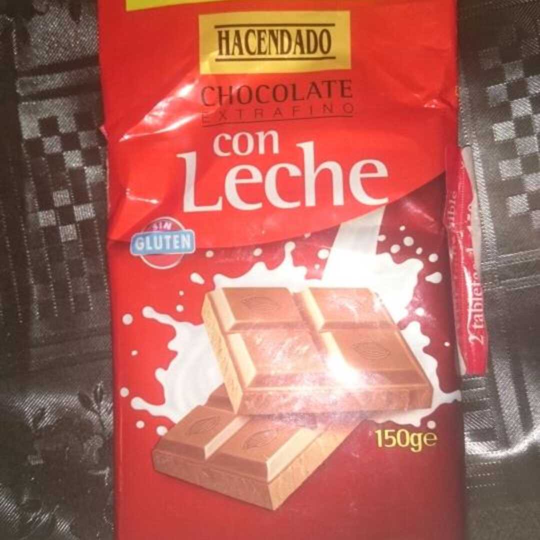 Hacendado Chocolate Extrafino con Leche