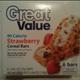 Great Value 90 Calorie Cereal Bar - Strawberry