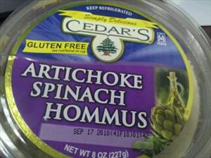 Cedar's Smooth N' Creamy Artichoke Spinach Hommus