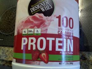 Designer Whey Strawberry Protein Powder