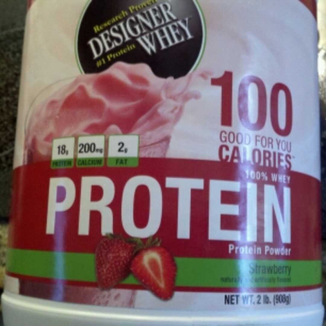 Designer Whey Strawberry Protein Powder