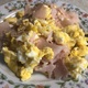 Egg Omelet or Scrambled Egg with Ham or Bacon