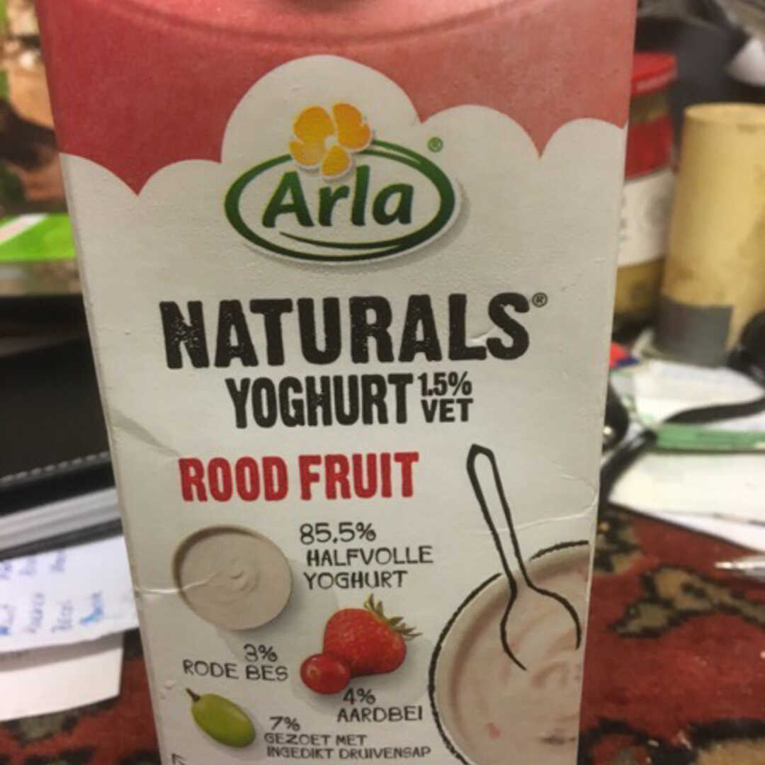 Arla Naturals Yoghurt Rood Fruit