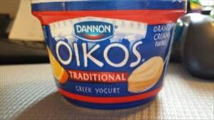 Dannon Oikos Traditional Greek Yogurt - Orange Cream