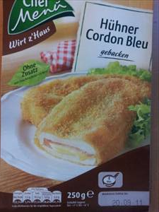 Chef Menü Hühner Cordon Bleu