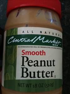 Smooth Peanut Butter (Without Salt)