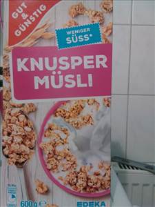 Gut & Günstig Knusper Müsli Weniger Süß