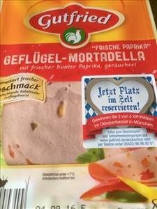 Gutfried Geflügel-Mortadella mit Paprika
