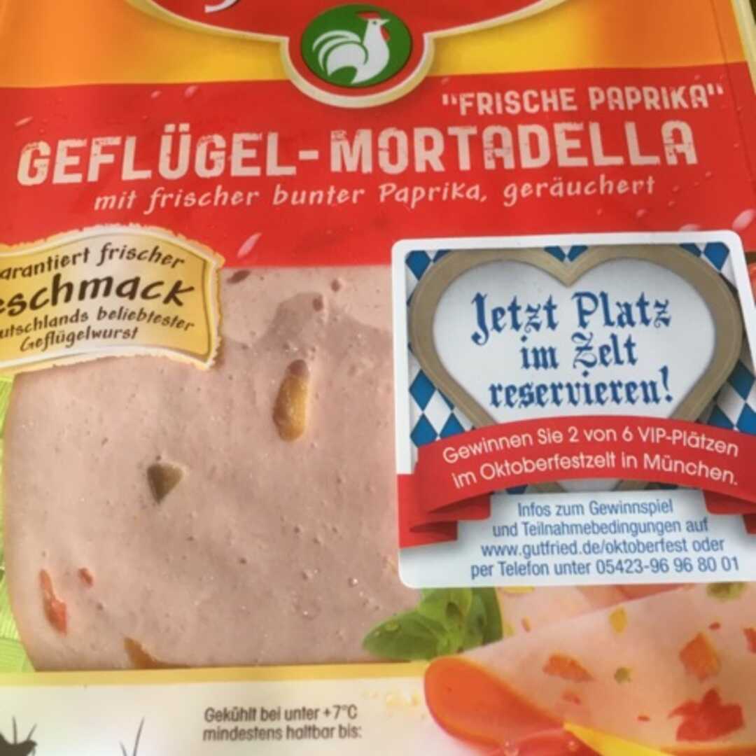 Gutfried Geflügel-Mortadella mit Paprika