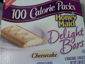 Nabisco Honey Maid 100 Calorie Delight Bars - Cheesecake
