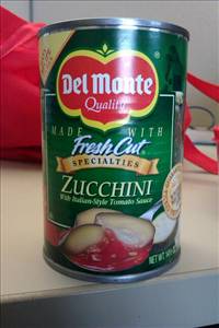 Del Monte Zucchini with Italian Style Tomato Sauce