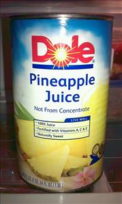 Dole 100% Pineapple Juice (8 oz)